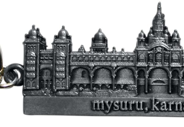 Metal Keychain Mysore palace rec