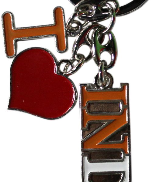Metal Keychain i love india