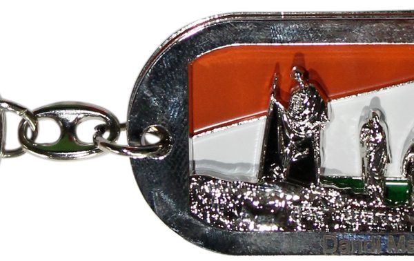 Metal Keychain India Dandi March
