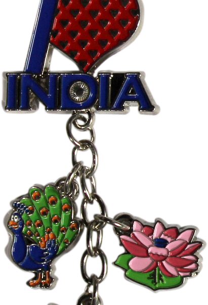 Metal Keychain Mysore i love tiger