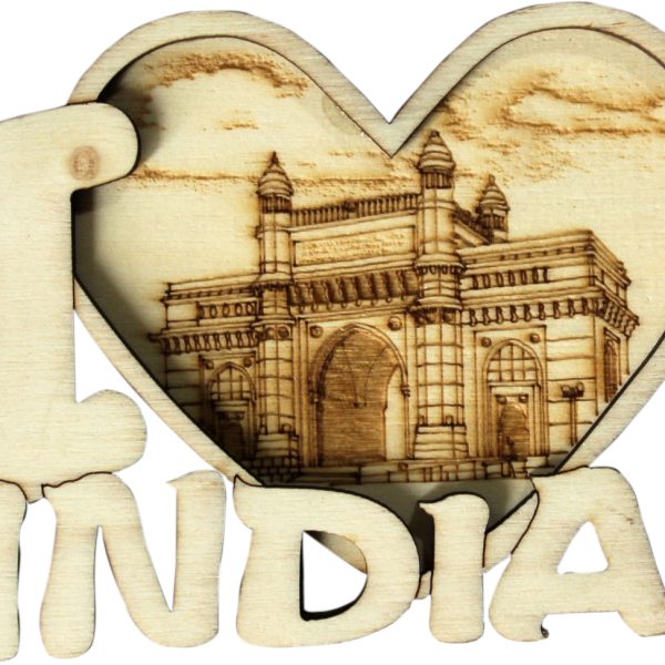 MDF Fridge Magnet i love india