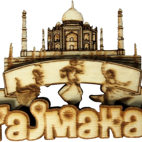 MDF Fridge Magnet Tajmahal
