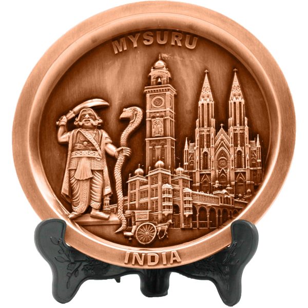 Metal wall Hangiing Plate Mysore