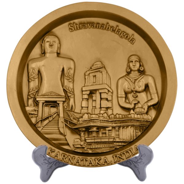 Metal wall Hangiing Plate Sharavanabelagola