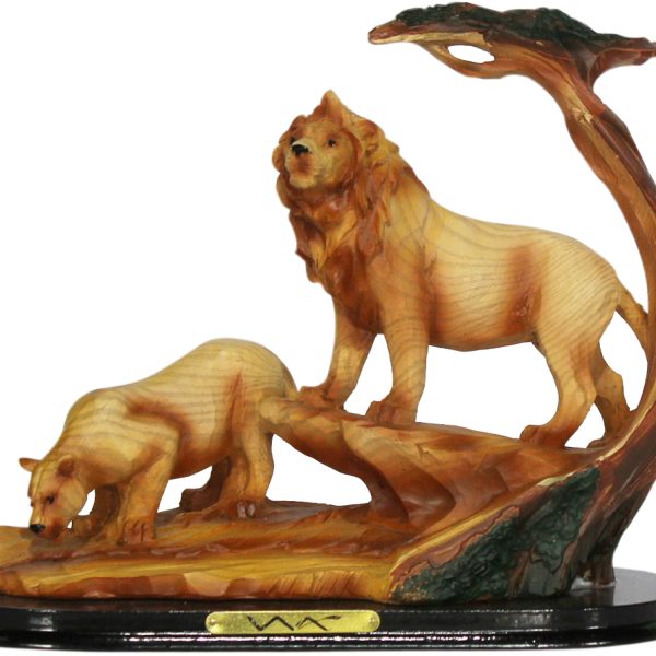 Animal Figurine Poly Resign Lion