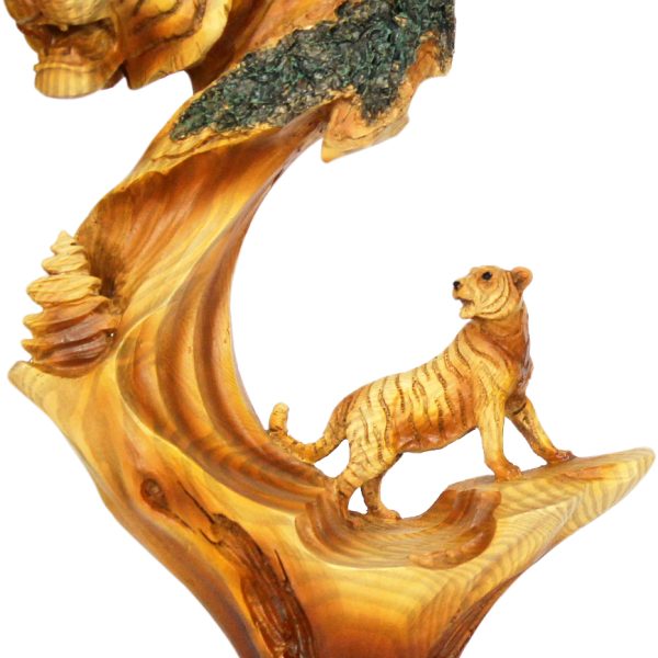 Animal Figurine Poly Resign Tiger Head