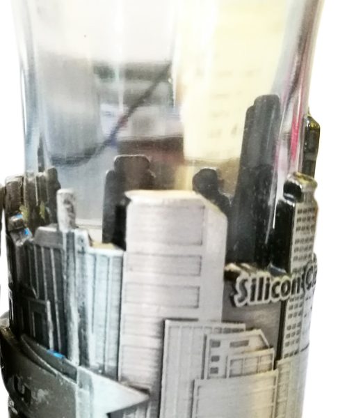 Souvenirs Shot Glass Silicon City